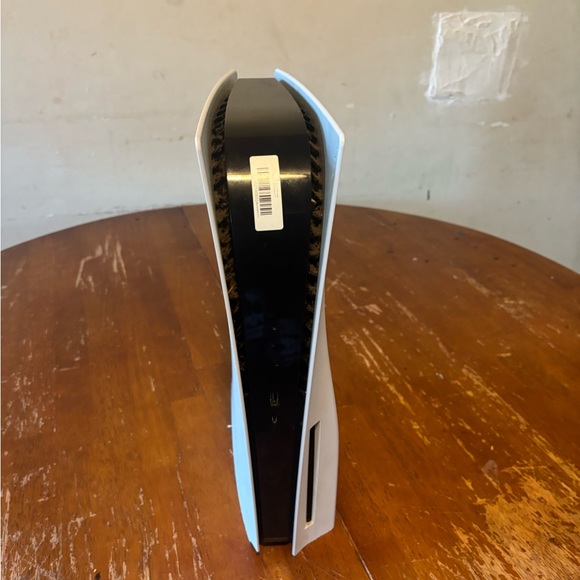White and Black Gaming Console